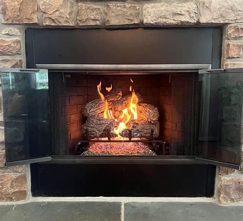 converting wood fireplace to gas near me